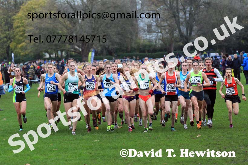 Senior Women and Under-23 Women, 2022 British Athletics Cross Challenge, Sefton Park, Liverpool.  Photo: David T. Hewitson/Sports for All Pics
